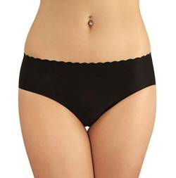 Sodacoda Damen Push-Up Höschen mit niedriger Taille & eingenähten Po-Polstern (Schwarz XS) von Sodacoda