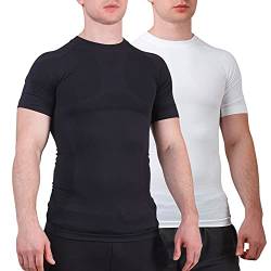 Sodacoda Herren Performance Funktionsunterwäsche - Leichtes Kurzarm Shirt (2X Mix L) von Sodacoda