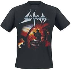 Sodom Agent orange Männer T-Shirt schwarz S 100% Baumwolle Band-Merch, Bands von Sodom