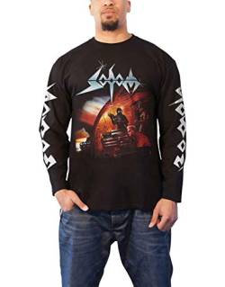 Sodom T Shirt Agent Orange Band Logo Nue offiziell Herren Schwarz Long Sleeve M von Sodom