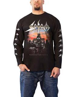 Sodom T Shirt Persecution Mania Band Logo Nue offiziell Herren Schwarz Long XL von Sodom