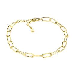 Sofia Milani - Damen Armband 925 Silber - vergoldet/golden - Ketten Design - B0290 von Sofia Milani