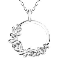 Sofia Milani Kette mit Anhänger Blume, 925 Silber Damen Schmuck von Sofia Milani