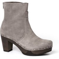 Softclox FRANKA Kaschmir grau (dunkel), Winter, Holz, Clogs, Damen, bequem Stiefelette von Softclox