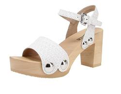 Softclox S3337 Eilyn Twist - Damen Schuhe Sandaletten - 65-Bianco, Größe:40 EU von Softclox