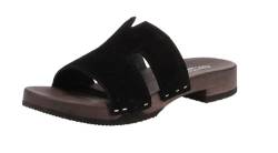 Softclox S3501 Blida Kaschmir - Damen Schuhe Pantoletten - 11-Schwarz, Größe:42 EU von Softclox