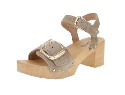 Softclox S3620 Harriet Kaschmir - Damen Schuhe Sandaletten - 03-Taupe, Größe:38 EU von Softclox