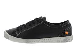 Softinos Damen Sneakers, Frauen,Low-Top Sneaker,lose Einlage,Freizeit,sportlich,straßenschuhe,Strassenschuhe,Schwarz (Black),37 EU / 4.5 UK von Softinos