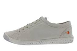 Softinos Damen Sneakers, Frauen,Low-Top Sneaker,lose Einlage,Halbschuhe,straßenschuhe,Strassenschuhe,Sportschuhe,Grau (Light Grey),42 EU / 8 UK von Softinos