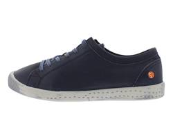 Softinos Damen Sneakers, Frauen,Low-Top Sneaker,lose Einlage,Turnschuhe,Laufschuhe,Freizeit,sportlich,straßenschuhe,Blau (Navy),37 EU / 4.5 UK von Softinos