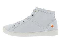 Softinos Damen Sneakers, Frauen,Low-Top Sneaker,lose Einlage,straßenschuhe,Strassenschuhe,Sportschuhe,Freizeitschuhe,Weiß (White),38 EU / 5 UK von Softinos