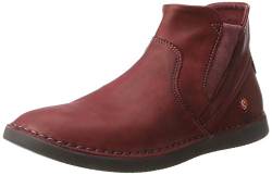 Softinos Damen TEP413SOF Washed Chelsea Boots, Rot (Scarlet), 36 EU von Softinos