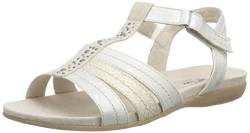 Softline 28165, Damen Sandalen, Weiß (White/Silver 191), 37 EU (4 Damen UK) von Softline