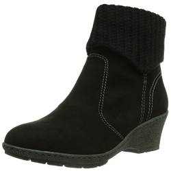 Softline Damen 26372 Kurzschaft Stiefel, Schwarz (Black 1), 40 EU X-Weit von Softline