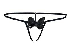 Sohimary 471 Damen Mini Offen Fliege String Tanga XS S M 32 34 36 38 Schwarz von Sohimary