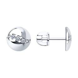 Ohrringe Ohrstecker Sterling Silber Zirkonia Stein Ohrschmuck Echtschmuck bei Secretforyou von Sokolov