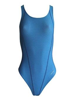 Solar Schwimmanzug, Ringerrücken Dry Weave in Blau, Gr. 40 von Solar