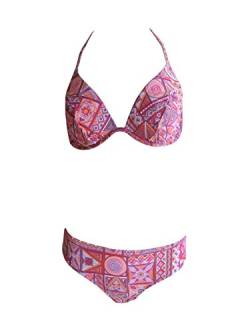 Solar Tan Thru Neckholder-Bügel-Bikini violett, Gr. 40 B-Cup von Solar