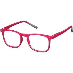 Solar Unisex Brille R02 3, rot matt, One Size von Solar