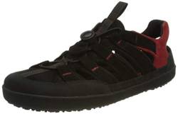 Sole Runner Unisex FX Trainer Sandale Sportsandale, Black/Red, 36 EU X-Weit von Sole Runner