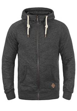 !SOLID SDVitu Zip-Hoodie Herren Sweatjacke Kapuzenjacke Hoodie mit Kapuze und Reißverschluss, Größe:L, Farbe:Med Grey (8254) von !Solid