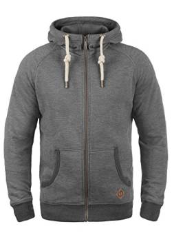 !SOLID SDVitu Zip-Hoodie Herren Sweatjacke Kapuzenjacke Hoodie mit Kapuze und Reißverschluss, Größe:S, Farbe:Grey Melange (8236) von !Solid