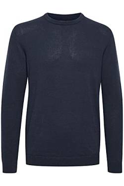 Solid Alagro Herren Strickpullover Feinstrick Pullover aus 100% Baumwolle, Größe:XXL, Farbe:Insignia Blue (194010) von Solid