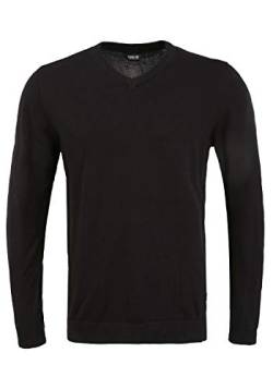 Solid Alegre Herren Strickpullover Feinstrick Pullover mit V-Ausschnitt, Größe:L, Farbe:Black (194007) von Solid