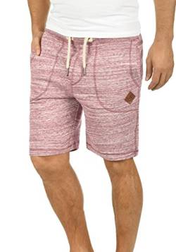 !Solid Aris Herren Sweatshorts Kurze Hose Jogginghose Mit Melierung Und Kordel Regular Fit, Größe:3XL, Farbe:Wine Red (0985) von !Solid