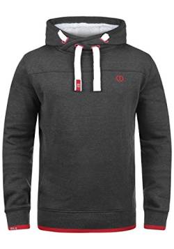 !Solid BenjaminHood Pile Herren Kapuzenpullover Hoodie Sweatshirt mit Teddy-Futter Meliert, Größe:M, Farbe:Med Gre P (P8254) von !Solid