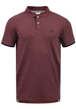 Solid BenjaminPolo Herren Poloshirt Polohemd T-Shirt Shirt Mit Polokragen, Größe:M, Farbe:Wine Red Melange (8985) von Solid