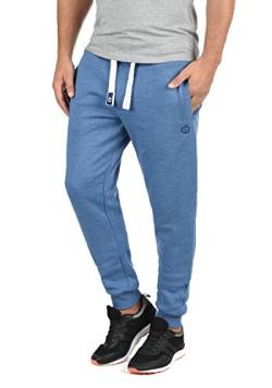 Solid Benn Herren Jogginghose Sweatpants Sporthose mit kuscheliger Fleece-Innenseite aus hochwertiger Baumwollmischung Meliert, Größe:L, Farbe:Faded Blue Melange (1542M) von Solid