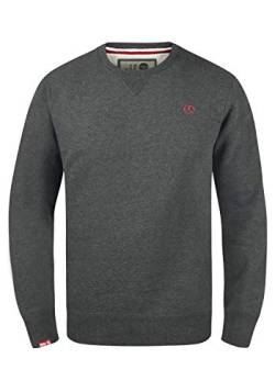 Solid Benn O-Neck Herren Sweatshirt Pullover Pulli Mit Rundhalsausschnitt, Größe:M, Farbe:Med Grey (8254) von Solid