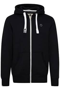 Solid BennZip Herren Sweatjacke Kapuzenjacke Hoodie mit Kapuze und Reißverschluss, Größe:S, Farbe:Black (9000) von Solid