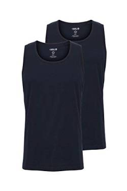 Solid Casal Herren Tank Top mit Rundhalsausschnitt im 2er oder 3er Pack, Größe:M, Farbe:Insignia Blue (194010) von Solid