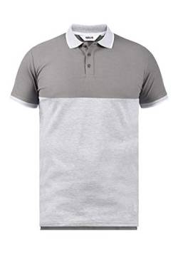 Solid Corbin Herren Poloshirt Polohemd T-Shirt 100% Baumwolle, Größe:L, Farbe:Mid Grey (2842) von Solid