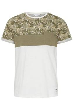 Solid Florian Herren T-Shirt Kurzarm Shirt Rundhals-Ausschnitt aus 100% Baumwolle Meliert, Größe:S, Farbe:Aloe (3612) von Solid