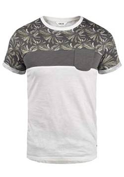 Solid Florian Herren T-Shirt Kurzarm Shirt Rundhals-Ausschnitt aus 100% Baumwolle Meliert, Größe:XL, Farbe:Mid Grey (2842) von Solid