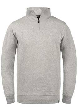 Solid Jorke Herren Sweatshirt Pullover Pulli Troyer, Größe:L, Farbe:Grey Melange (1840051) von Solid