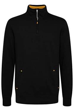 Solid Karan Troyer Herren Sweatshirt Pullover Sweater mit Stehkragen Regular Fit, Größe:L, Farbe:Black (194007) von Solid