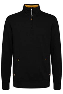 Solid Karan Troyer Herren Sweatshirt Pullover Sweater mit Stehkragen Regular Fit, Größe:M, Farbe:Black (194007) von Solid