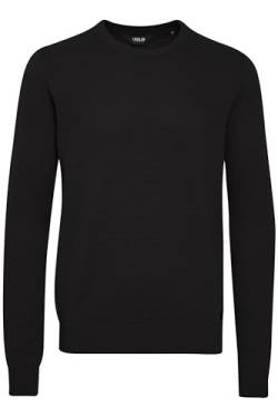 Solid Karl O-Neck Herren Strickpullover Feinstrick Pullover Mit Rundhals Aus 100% Baumwolle, Größe:L, Farbe:Black (9000) von Solid