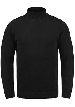 Solid Karlos Herren Rollkragenpullover Feinstrickpullover, Größe:XXL, Farbe:Black (9000) von Solid