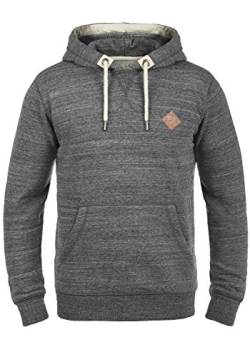 Solid Kevin Herren Kapuzenpullover Hoodie Pullover Mit Kapuze Und Fleece-Innenseite, Größe:L, Farbe:Grey Melange (8236) von Solid