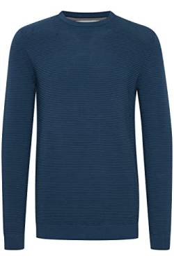 Solid Nicholas Herren Strickpullover Feinstrick Pullover aus 100% Baumwolle, Größe:L, Farbe:Ensign Blue (194026) von Solid