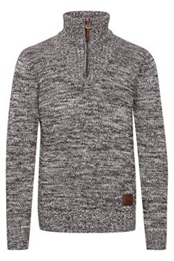 Solid Philostrate Herren Strickpullover Troyer Grobstrick Pullover Aus 100% Baumwolle Mit Reißverschluss, Größe:XXL, Farbe:Coffee Bean (5973) von Solid