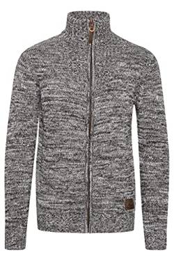 Solid Pomeroy Herren Strickjacke Cardigan Grobstrick Winter Pullover mit Stehkragen, Größe:XXL, Farbe:Coffee Bean (5973) von Solid