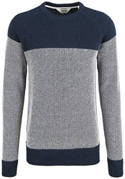 !Solid Rapel Herren Strickpullover Grobstrick Pullover mit Rundhalsausschnitt, Größe:XL, Farbe:Insignia Blue (194010) von !Solid