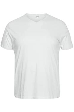 !Solid SDBedo BT Shirt Herren Big & Tall Print T-Shirt mit Aufdruck Große Größen bis 6XL mit V-Ausschnitt, Größe:3XL, Farbe:White (110601) von !Solid