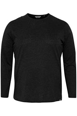 !Solid SDBedon BT Herren Big & Tall Longsleeve Langarmshirt Shirt mit Rundhalsausschnitt, Größe:3XL, Farbe:Black (194007) von !Solid